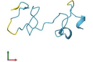 AlphaFold protein structure predicition of Human Recombinant MT1B Protein, UniprotID P07438