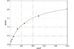 A typical standard curve