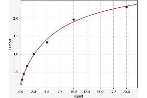 Typical standard curve (HAAO Kit ELISA)