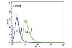 Flow Cytometry (FACS) image for anti-Dopamine Receptor D4 (DRD4) antibody (ABIN3003899)