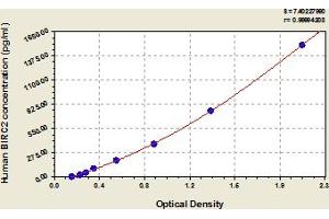Typical Standard Curve (BIRC2 Kit ELISA)