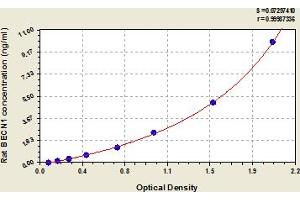 Typical Standard Curve (Beclin 1 Kit ELISA)