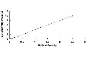 Typical standard curve (DDO Kit ELISA)