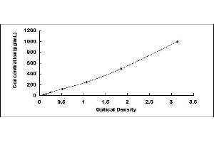 Typical standard curve (CDNF Kit ELISA)