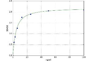 A typical standard curve (PRSS2 Kit ELISA)