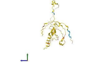 AlphaFold protein structure predicition of Human Recombinant CDIP1 Protein, UniprotID Q9H305