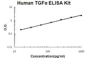 Human TGF alpha PicoKine ELISA Kit standard curve (TGFA Kit ELISA)