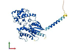 AlphaFold protein structure predicition of Mouse Recombinant Gnal Protein, UniprotID Q8CGK7