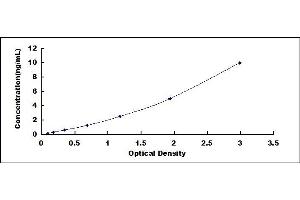 Typical standard curve (SERPINB4 Kit ELISA)