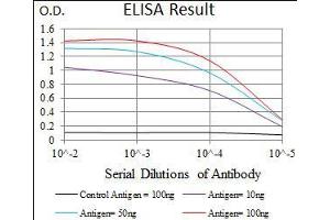 Black line: Control Antigen (100 ng), Purple line: Antigen(10 ng), Blue line: Antigen (50 ng), Red line: Antigen (100 ng),