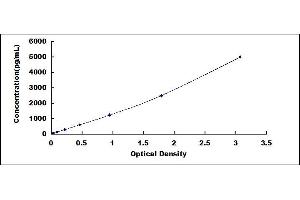 Typical standard curve (IL17RA Kit ELISA)