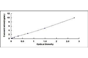 Typical standard curve