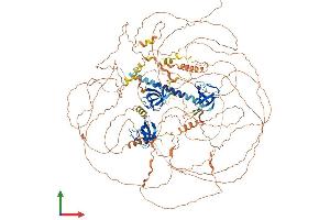 AlphaFold protein structure predicition of Mouse Recombinant Sorbs1 Protein, UniprotID Q62417