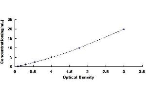 Typical standard curve (RTN4R Kit ELISA)