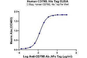 Immobilized Human CD79B, His Tag at 0.