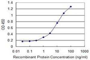 Detection limit for recombinant GST tagged TMIGD1 is 0. (TMIGD1 anticorps  (AA 1-262))
