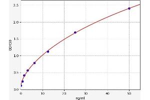 Typical standard curve (CPA3 Kit ELISA)
