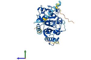 AlphaFold protein structure predicition of Human Recombinant GNA15 Protein, UniprotID P30679