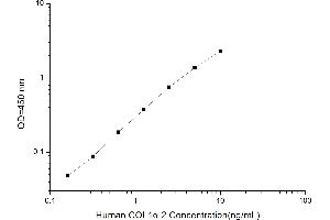 Typical standard curve