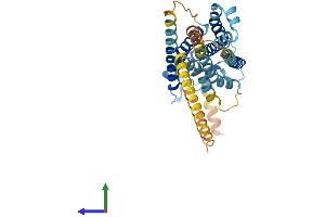 AlphaFold protein structure predicition of Mouse Recombinant Ptger2 Protein, UniprotID Q62053