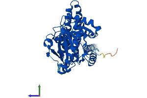 AlphaFold protein structure predicition of Human Recombinant AGPAT3 Protein, UniprotID Q9NRZ7