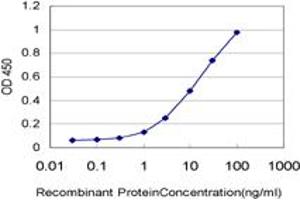 Detection limit for recombinant GST tagged ADAM9 is approximately 0.