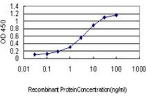 Detection limit for recombinant GST tagged LZTFL1 is approximately 0.