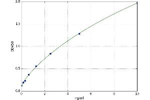 A typical standard curve