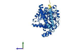 AlphaFold protein structure predicition of Mouse Recombinant Far1 Protein, UniprotID Q922J9
