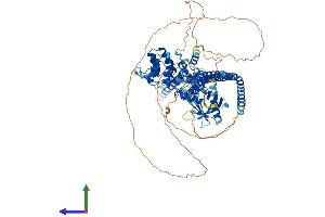 AlphaFold protein structure predicition of Mouse Recombinant Asap3 Protein, UniprotID Q5U464