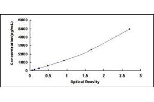 Typical standard curve (MIA Kit ELISA)
