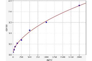 Typical standard curve (TNNI2 Kit ELISA)