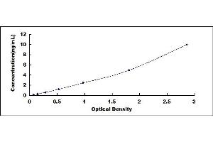 Typical standard curve (C1R Kit ELISA)