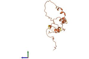 AlphaFold protein structure predicition of Mouse Recombinant Krtap9-3 Protein, UniprotID Q3V2C1