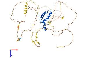 AlphaFold protein structure predicition of Human Recombinant SOX3 Protein, UniprotID P41225