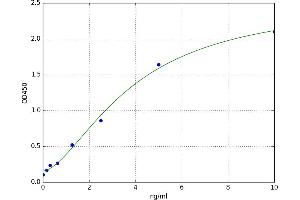 A typical standard curve