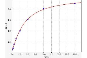 Typical standard curve