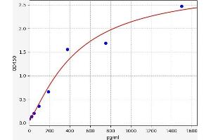 Typical standard curve (KEAP1 Kit ELISA)