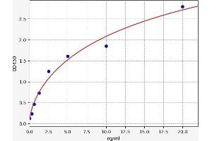 Typical standard curve (PERK Kit ELISA)