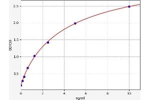 Typical standard curve (LAT Kit ELISA)