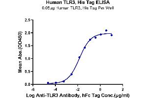 Immobilized Human TLR3, His Tag at 0.