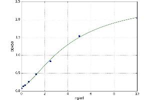 A typical standard curve (KBTBD13 Kit ELISA)
