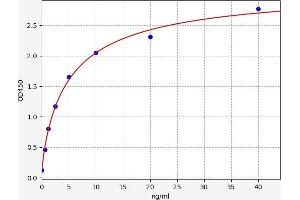 Typical standard curve (RECK Kit ELISA)