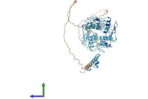 AlphaFold protein structure predicition of Human Recombinant ZNF823 Protein, UniprotID P16415