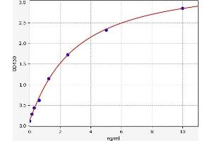 Typical standard curve