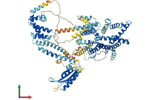 AlphaFold protein structure predicition of Human Recombinant SNX25 Protein, UniprotID Q9H3E2