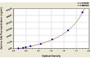 Typical Standard Curve (Calprotectin Kit ELISA)