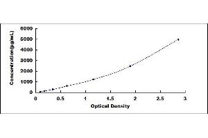 Typical standard curve (Acsl3 Kit ELISA)