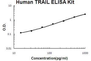 Human TRAIL Accusignal ELISA Kit Human TRAIL AccuSignal ELISA Kit standard curve. (TRAIL Kit ELISA)