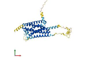 AlphaFold protein structure predicition of Mouse Recombinant Gpr85 Protein, UniprotID P60894